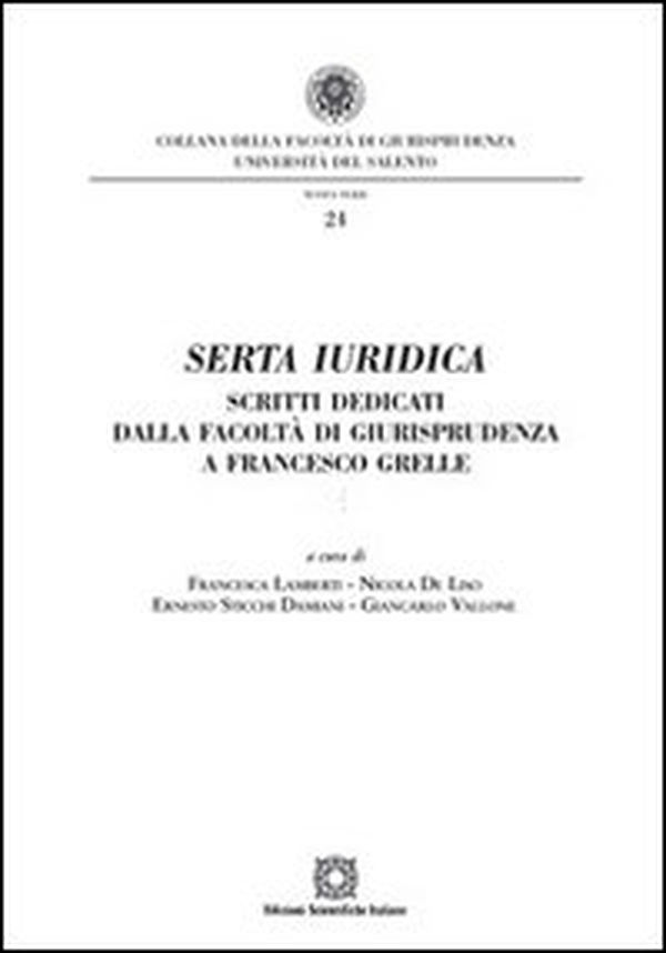 Serta iuridica - Librerie.coop Serta iuridica - Librerie.coop