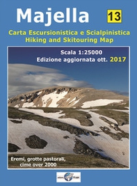 Majella. Carta escursionistica e scialpinistica 1:25000 - Librerie.coop