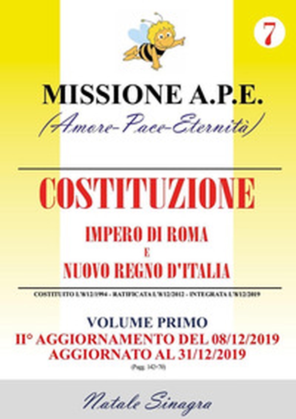 Costituzione Impero di Roma e Regno d'Italia - Vol. 1 - Librerie.coop Costituzione Impero di Roma e Regno d'Italia - Vol. 1 - Librerie.coop