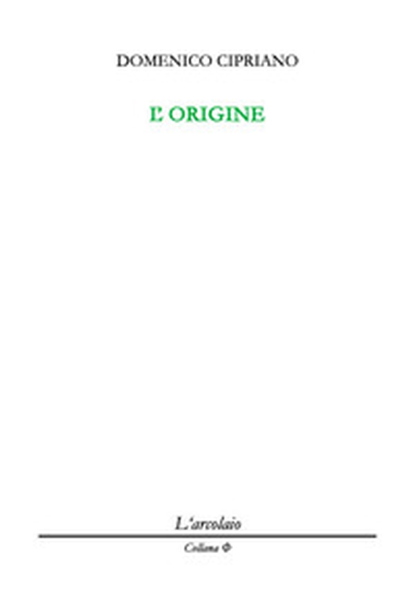 L'origine - Librerie.coop L'origine - Librerie.coop