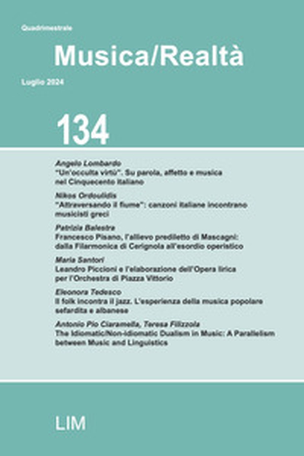 Musica/realtà - Vol. 134 - Librerie.coop