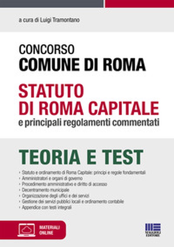 Concorso Comune di Roma. Statuto di Roma Capitale e principali regolamenti commentati - Librerie.coop Concorso Comune di Roma. Statuto di Roma Capitale e principali regolamenti commentati - Librerie.coop