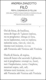Filò. Per il Casanova di Fellini - Librerie.coop Filò. Per il Casanova di Fellini - Librerie.coop