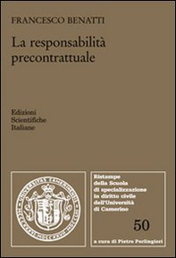 La responsabilità precontrattuale - Librerie.coop