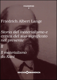 Storia del materialismo e critica del suo significato nel presente - Vol. 2 - Librerie.coop Storia del materialismo e critica del suo significato nel presente - Vol. 2 - Librerie.coop