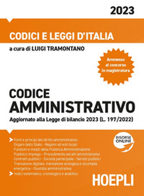 Codice amministrativo 2023 - Librerie.coop Codice amministrativo 2023 - Librerie.coop
