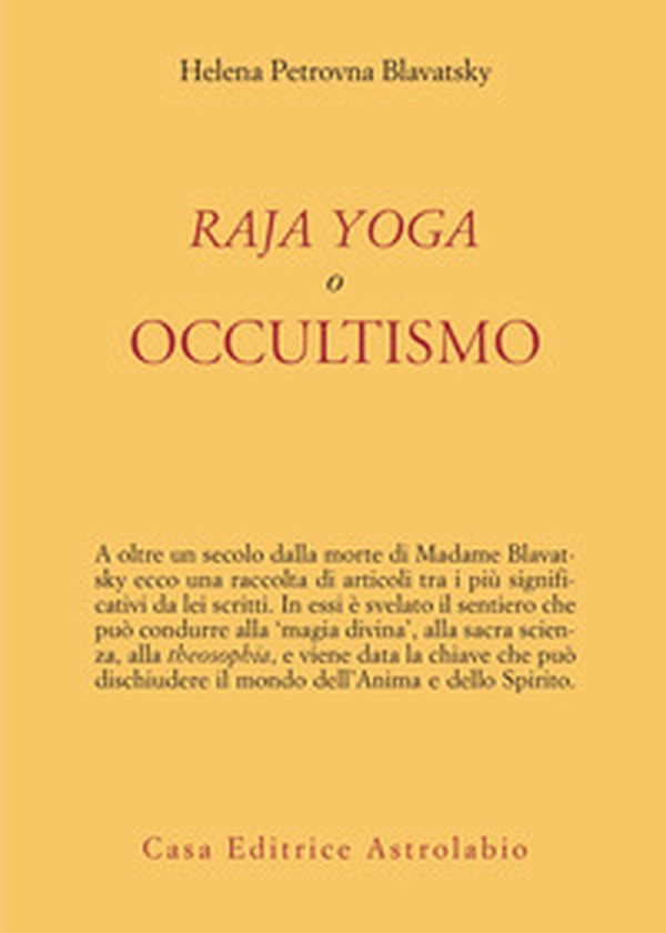 Raja yoga, o occultismo - Librerie.coop
