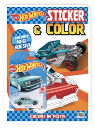 Colori in pista. Hot Wheels. Sticker & color - Librerie.coop