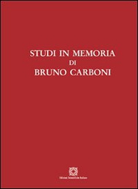 Studi in memoria di Bruno Carboni - Librerie.coop