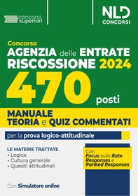 Concorso Agenzia delle Entrate Riscossione 2024. 470 posti. Manuale+test di verifica per la preparazione al concorso - Librerie.coop Concorso Agenzia delle Entrate Riscossione 2024. 470 posti. Manuale+test di verifica per la preparazione al concorso - Librerie.coop