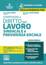 Compendio di diritto del lavoro, sindacale e della previdenza sociale - Librerie.coop