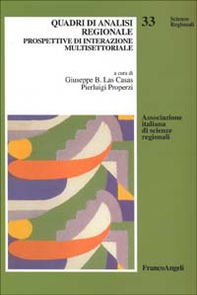 Quadri di analisi regionale. Prospettive di interazione multisettoriale - Librerie.coop