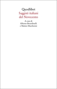 Saggisti italiani del Novecento - Librerie.coop
