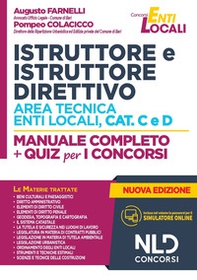 Istruttore e istruttore direttivo area tecnica enti locali Cat. C e D. Manuale completo + quiz per i concorsi - Librerie.coop Istruttore e istruttore direttivo area tecnica enti locali Cat. C e D. Manuale completo + quiz per i concorsi - Librerie.coop