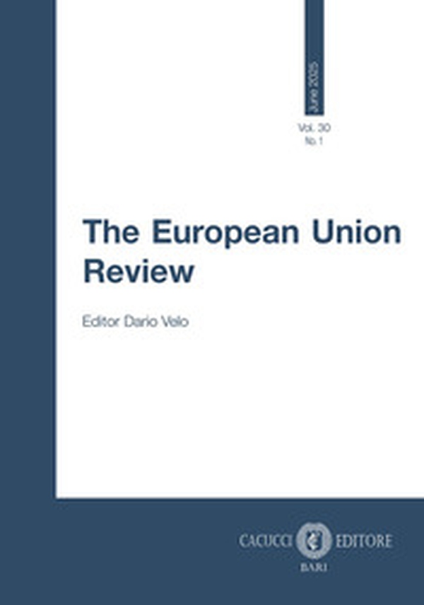 The European Union Review - Vol. 30 - Librerie.coop