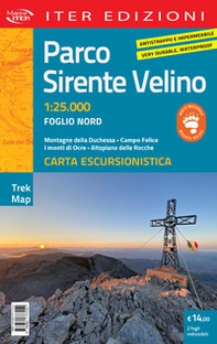 Parco Sirente Velino. Carta escursionistica 1:25.000 - Librerie.coop