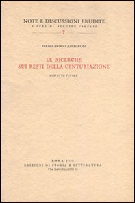 Le ricerche sui resti della centuriazione - Librerie.coop