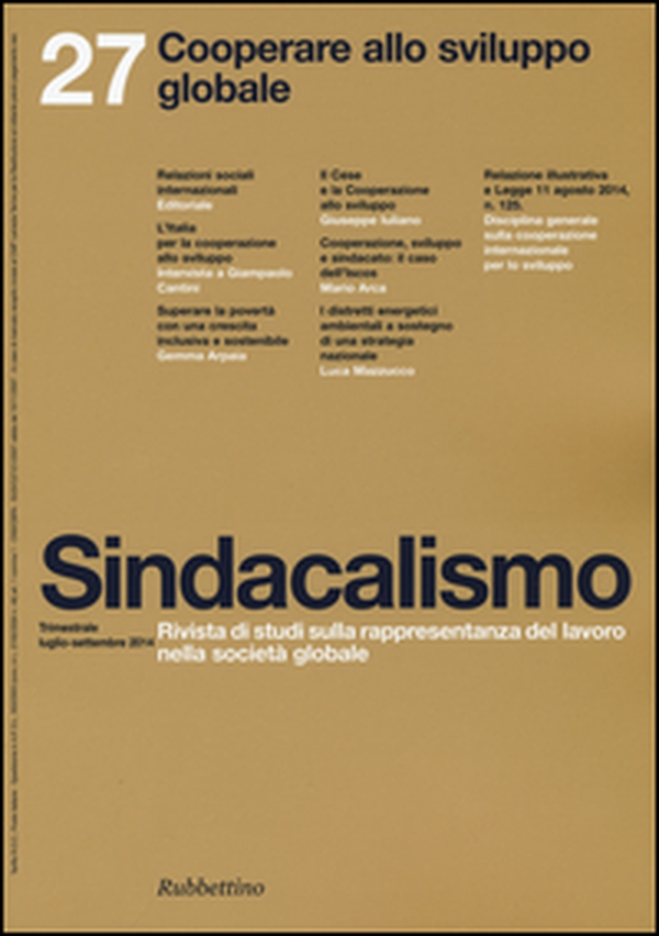 Sindacalismo - Vol. 27 - Librerie.coop Sindacalismo - Vol. 27 - Librerie.coop