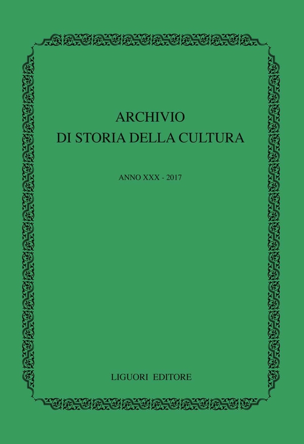 Archivio di storia della cultura - Librerie.coop Archivio di storia della cultura - Librerie.coop