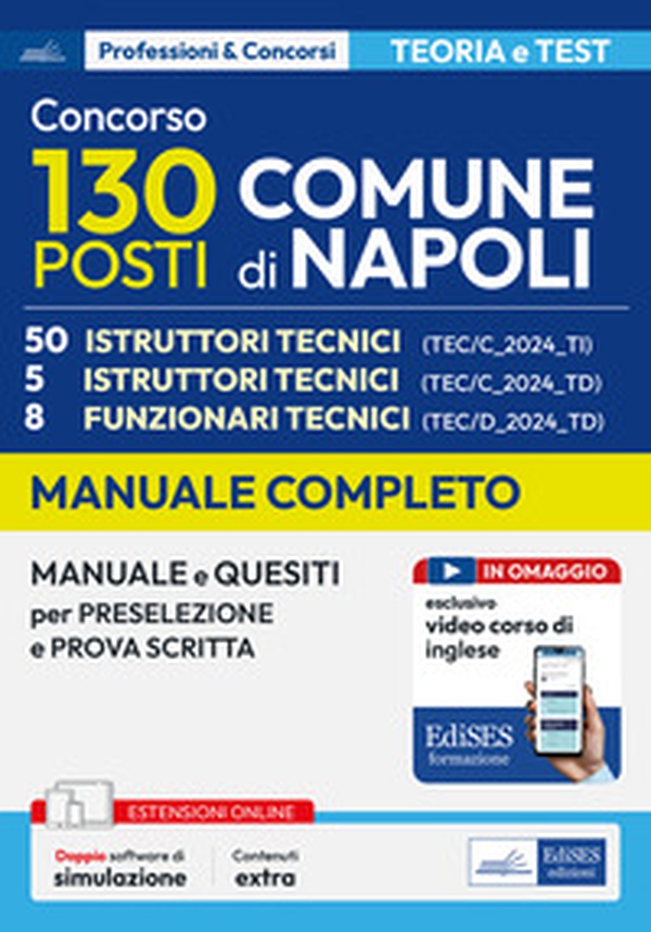 Concorso Comune di Napoli. 50 istruttori tecnici. Manuale e quesiti per la preselezione e la prova scritta - Librerie.coop Concorso Comune di Napoli. 50 istruttori tecnici. Manuale e quesiti per la preselezione e la prova scritta - Librerie.coop