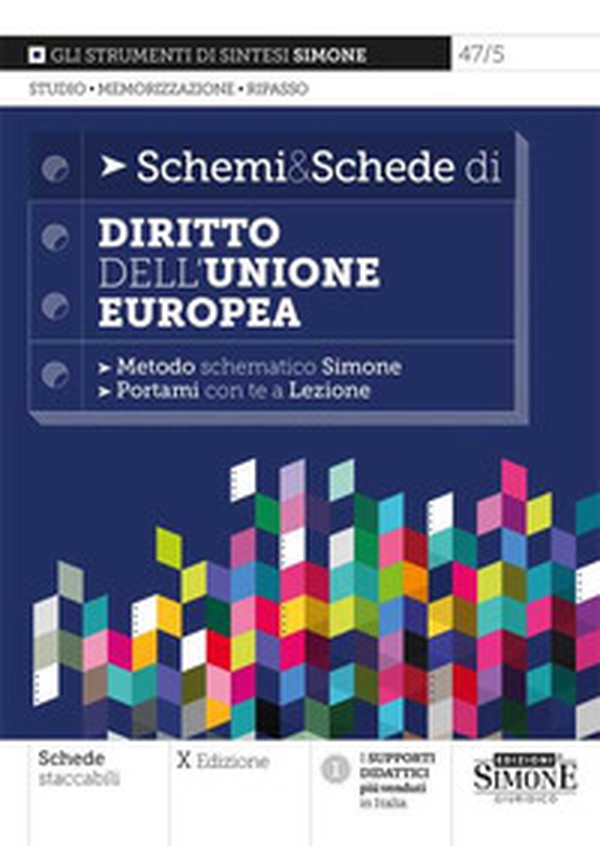 Schemi & schede di diritto dell'Unione Europea - Librerie.coop Schemi & schede di diritto dell'Unione Europea - Librerie.coop