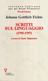 Scritti sul linguaggio (1795-1797) - Librerie.coop