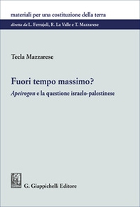 Fuori tempo massimo? «Apeirogon» e la questione israelo-palestinese - Librerie.coop