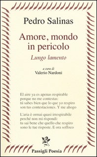 Amore, mondo in pericolo. Lungo lamento. Testo spagnolo a fronte - Librerie.coop Amore, mondo in pericolo. Lungo lamento. Testo spagnolo a fronte - Librerie.coop