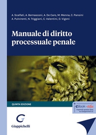 Manuale di diritto processuale penale - Librerie.coop