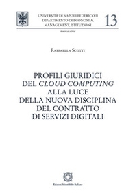 Profili giuridici del cloud computing alla luce della nuova disciplina del contratto di servizi digitali - Librerie.coop