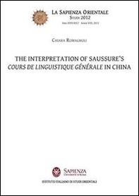 The interpretation of Saussure's. Cours de linguistique générale in China - Librerie.coop
