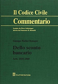 Dello sconto bancario. Artt.1858-1860 - Librerie.coop
