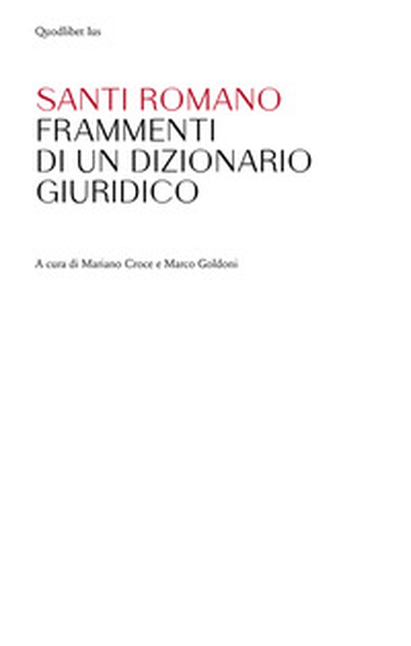 Frammenti di un dizionario giuridico - Librerie.coop Frammenti di un dizionario giuridico - Librerie.coop