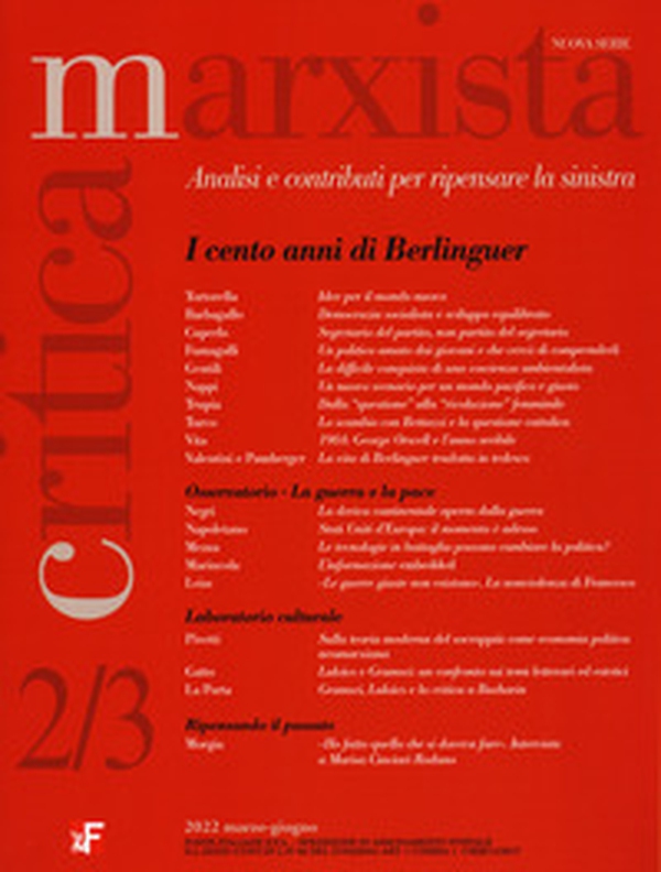 Critica marxista - Vol. 2-3 - Librerie.coop Critica marxista - Vol. 2-3 - Librerie.coop