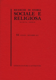 Ricerche di storia sociale e religiosa - Vol. 84 - Librerie.coop