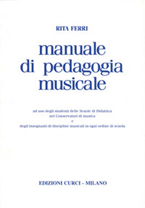 Manuale di pedagogia musicale - Librerie.coop Manuale di pedagogia musicale - Librerie.coop