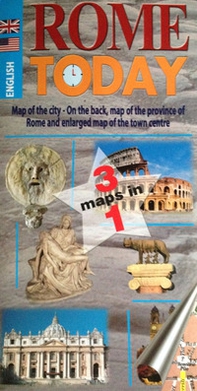 Pianta «Rome today». Ediz. inglese - Librerie.coop