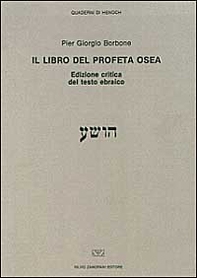 Il libro del profeta Osea del testo ebraico - Librerie.coop Il libro del profeta Osea del testo ebraico - Librerie.coop