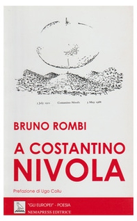 A Costantino Nivola. Testo inglese a fronte - Librerie.coop