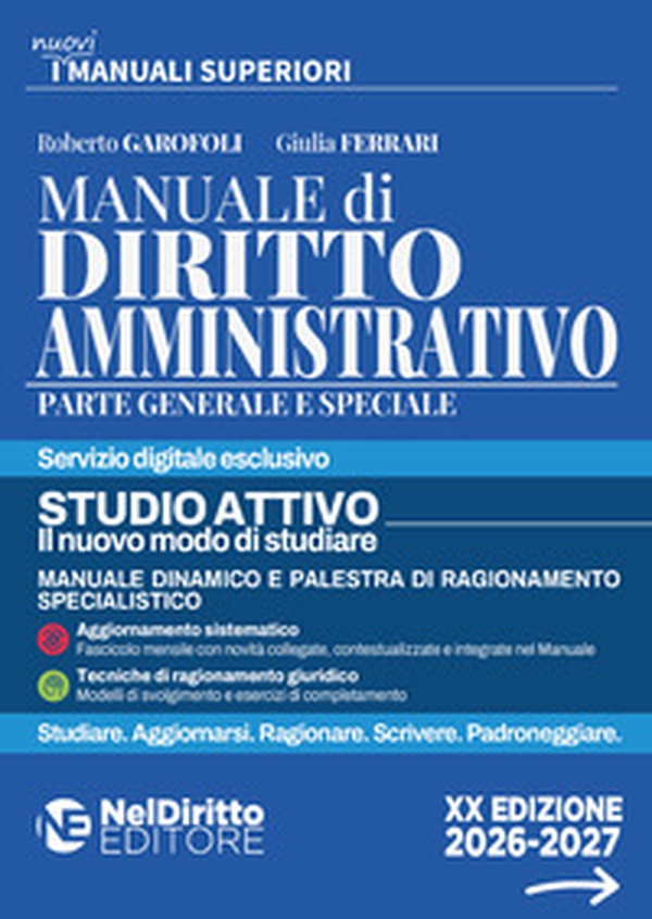 Manuale superiore di diritto amministrativo 2026-2027 - Librerie.coop
