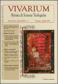 Vivarium. Rivista di scienze teologiche - Librerie.coop