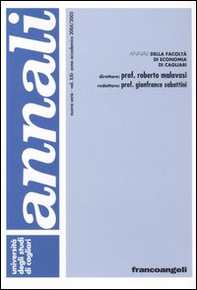 Annali della Facoltà di economia di Cagliari - Librerie.coop