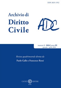 Rivista archivio di diritto civile - Vol. 1 - Librerie.coop