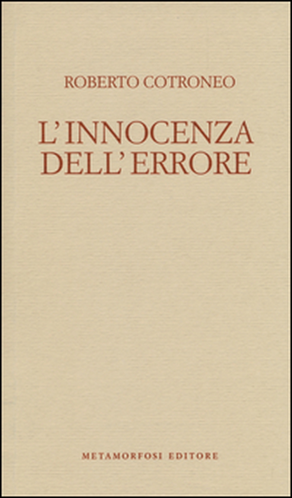 L'innocenza dell'errore - Librerie.coop L'innocenza dell'errore - Librerie.coop