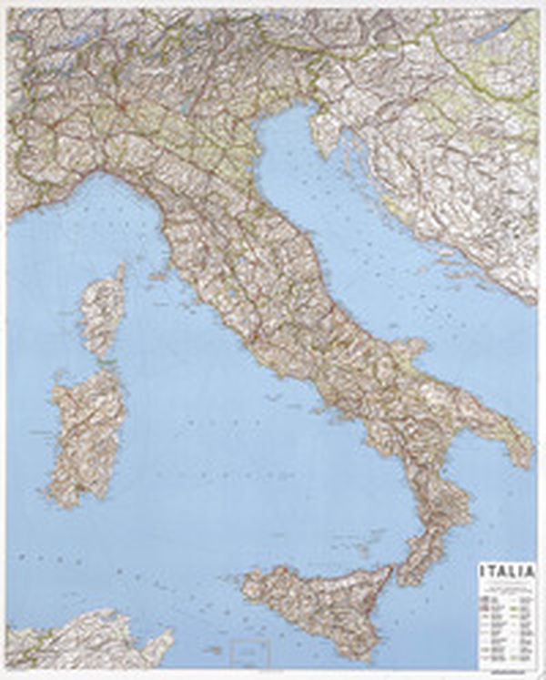 Italia. Carta murale 1:1.000.000 - Librerie.coop Italia. Carta murale 1:1.000.000 - Librerie.coop