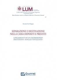 Separazione e destinazione nella Cassa depositi e prestiti - Librerie.coop