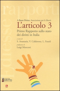 L'articolo 3. Primo rapporto sullo stato dei diritti in Italia - Librerie.coop