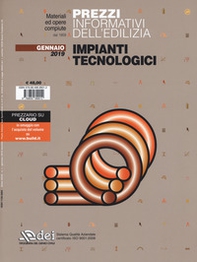 Prezzi informativi dell'edilizia. Impianti tecnologici. Gennaio 2019 - Librerie.coop