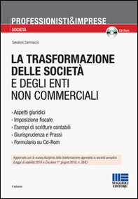 La trasformazione delle società e degli enti non commerciali - Librerie.coop