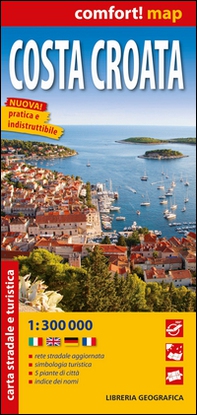 Costa croata 1:300.000 - Librerie.coop